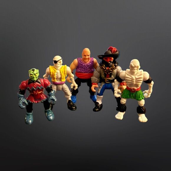 2002-06 Imaginext Buccaneer Pirates Phantom Island Skeleton Figures Death Mask - Picture 8 of 8